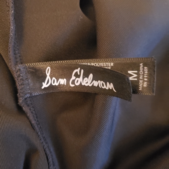 🌱 Sam Edelman Velvet and Mesh Bodysuit Size Medium - Picture 9 of 10